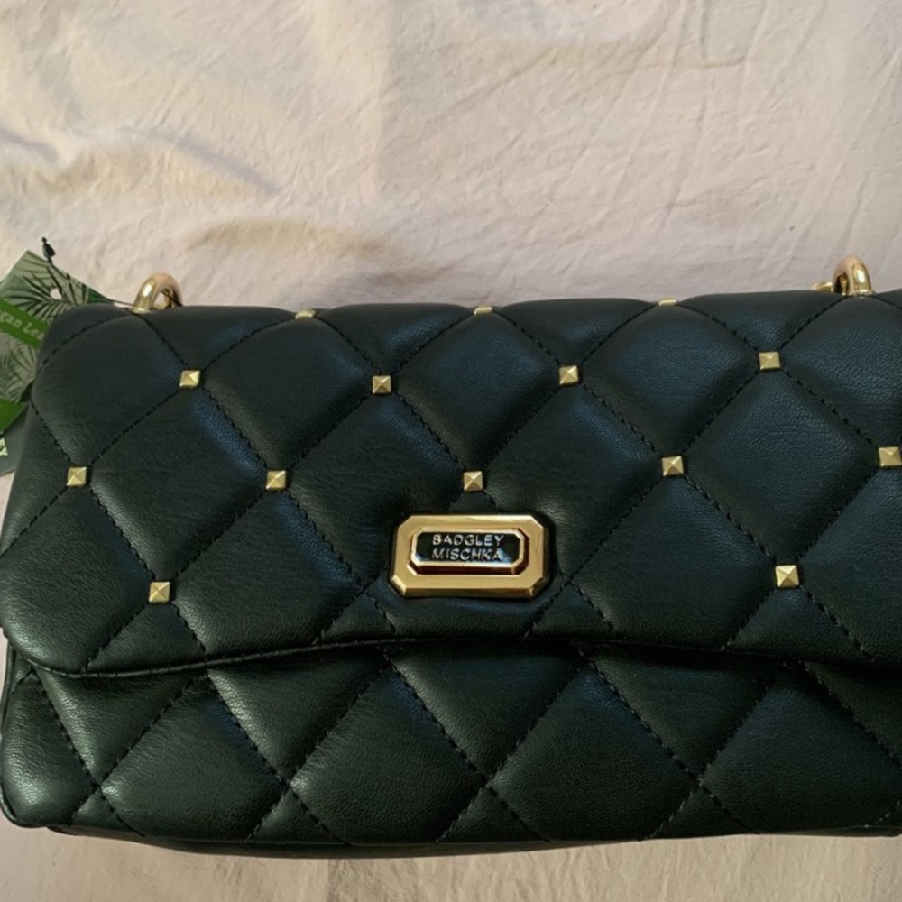 Black Studded Crossbody